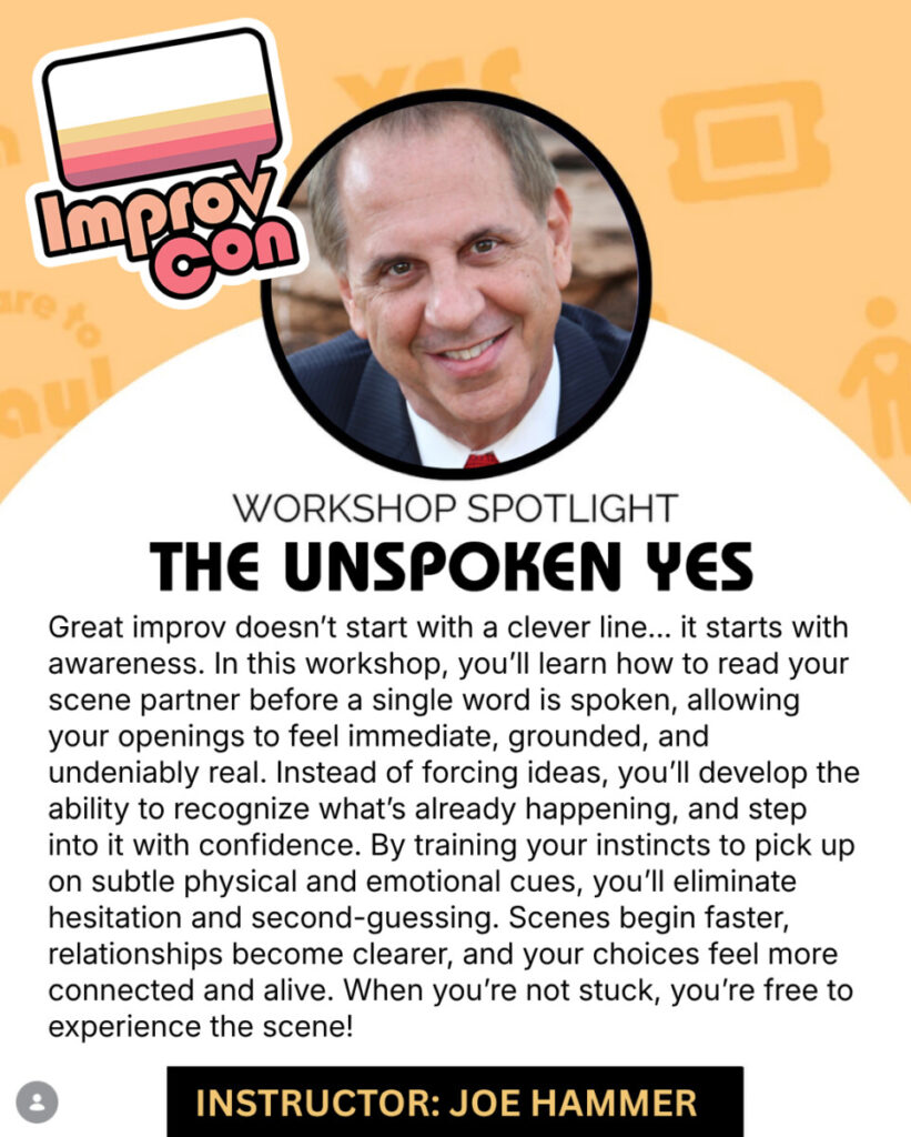 Joe Hammer Speaks at ImprovCon