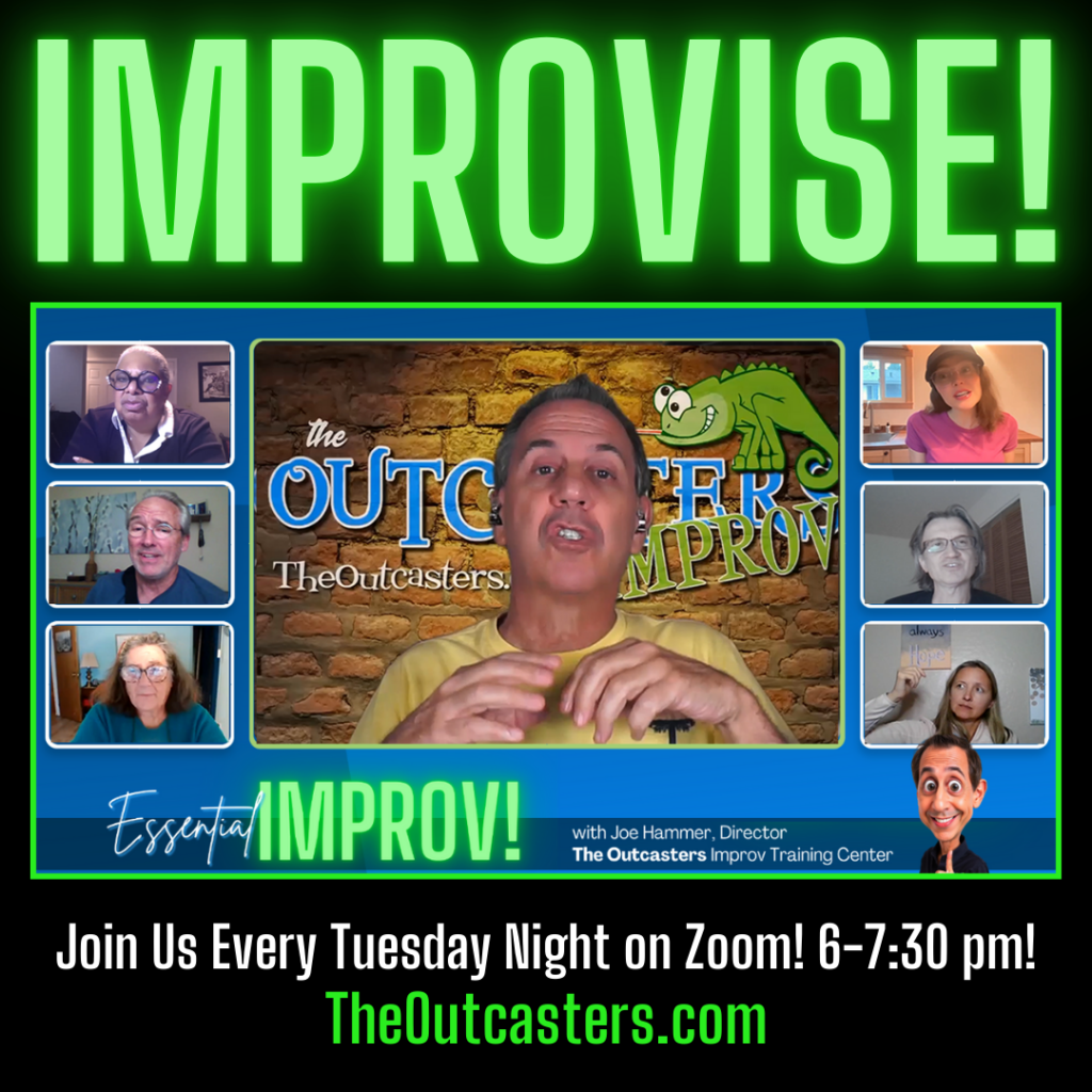 Virtual Improv Classes with Author Joe Hammer